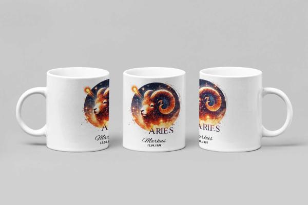 Tasse Sternzeichen - Widder01